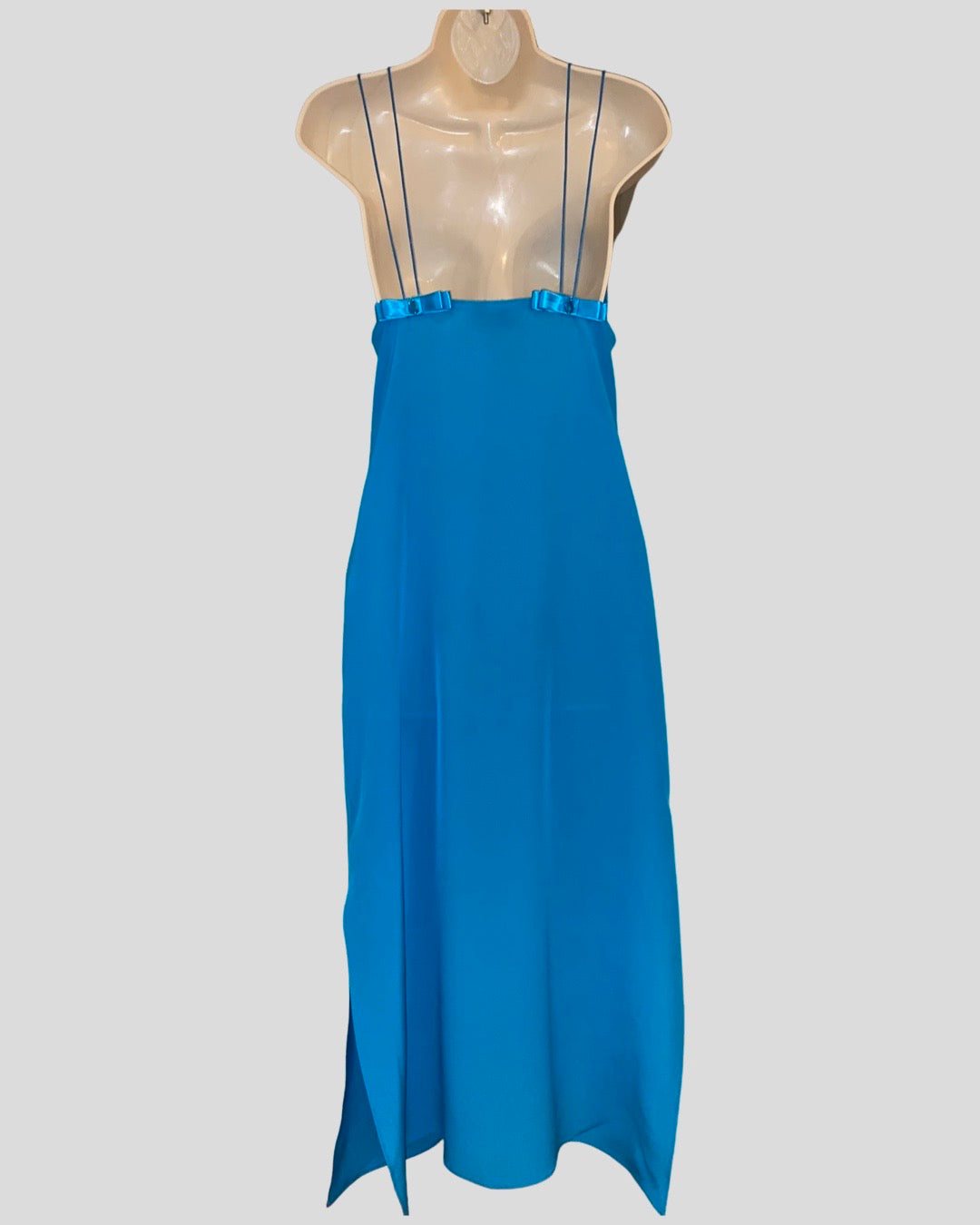 DIANA TURQUOISE SILK DRESS