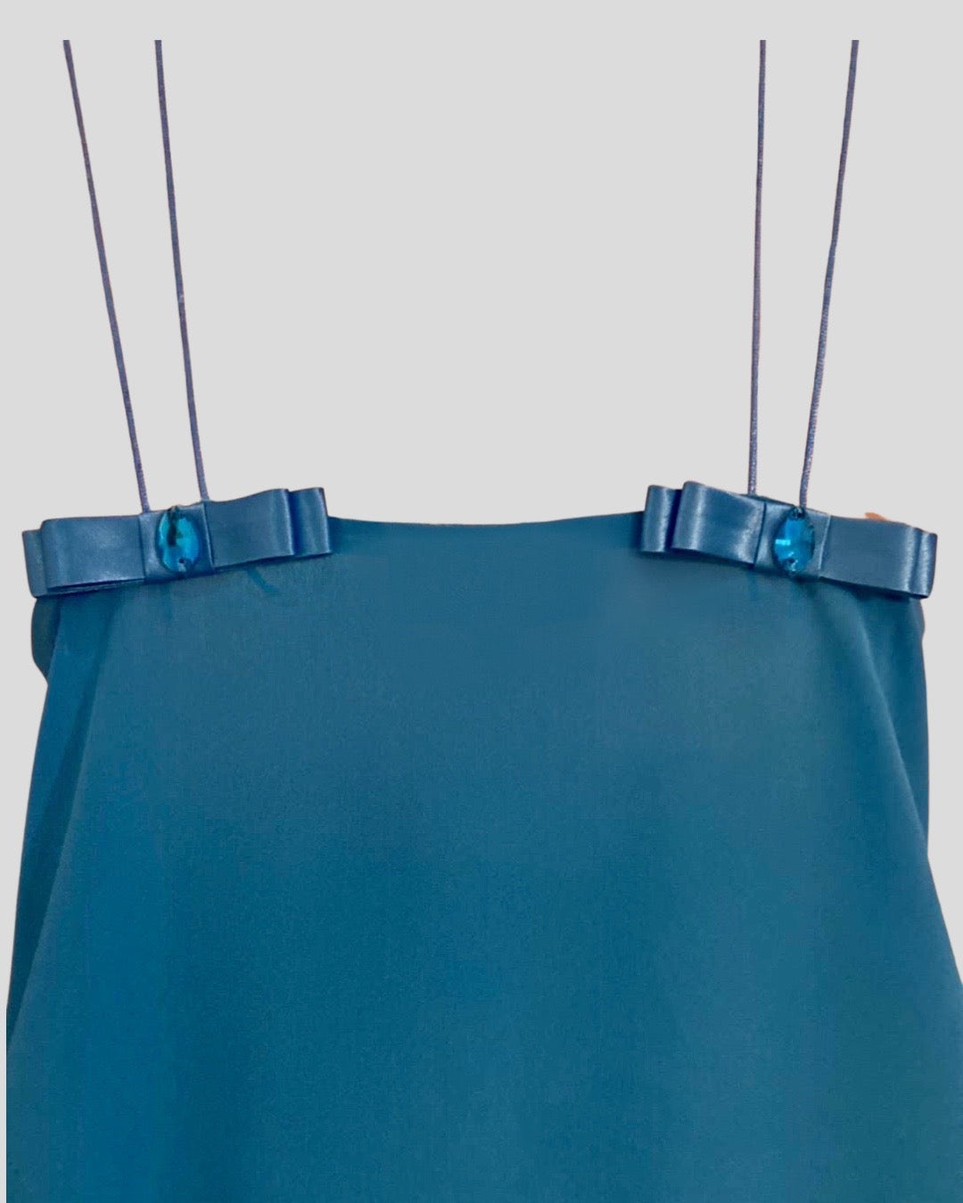 DIANA TURQUOISE SILK DRESS