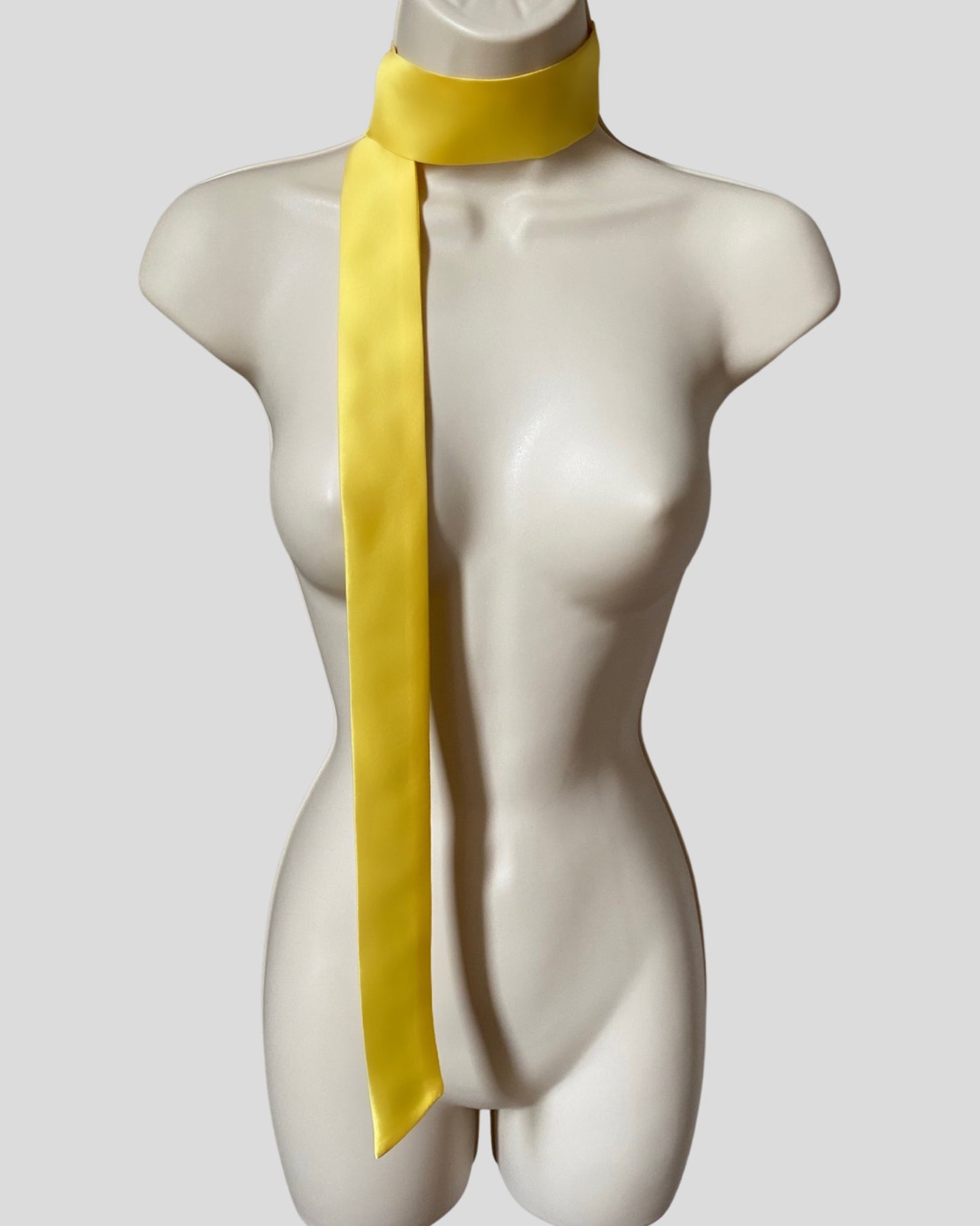 VENUS YELLOW SILK DRESS