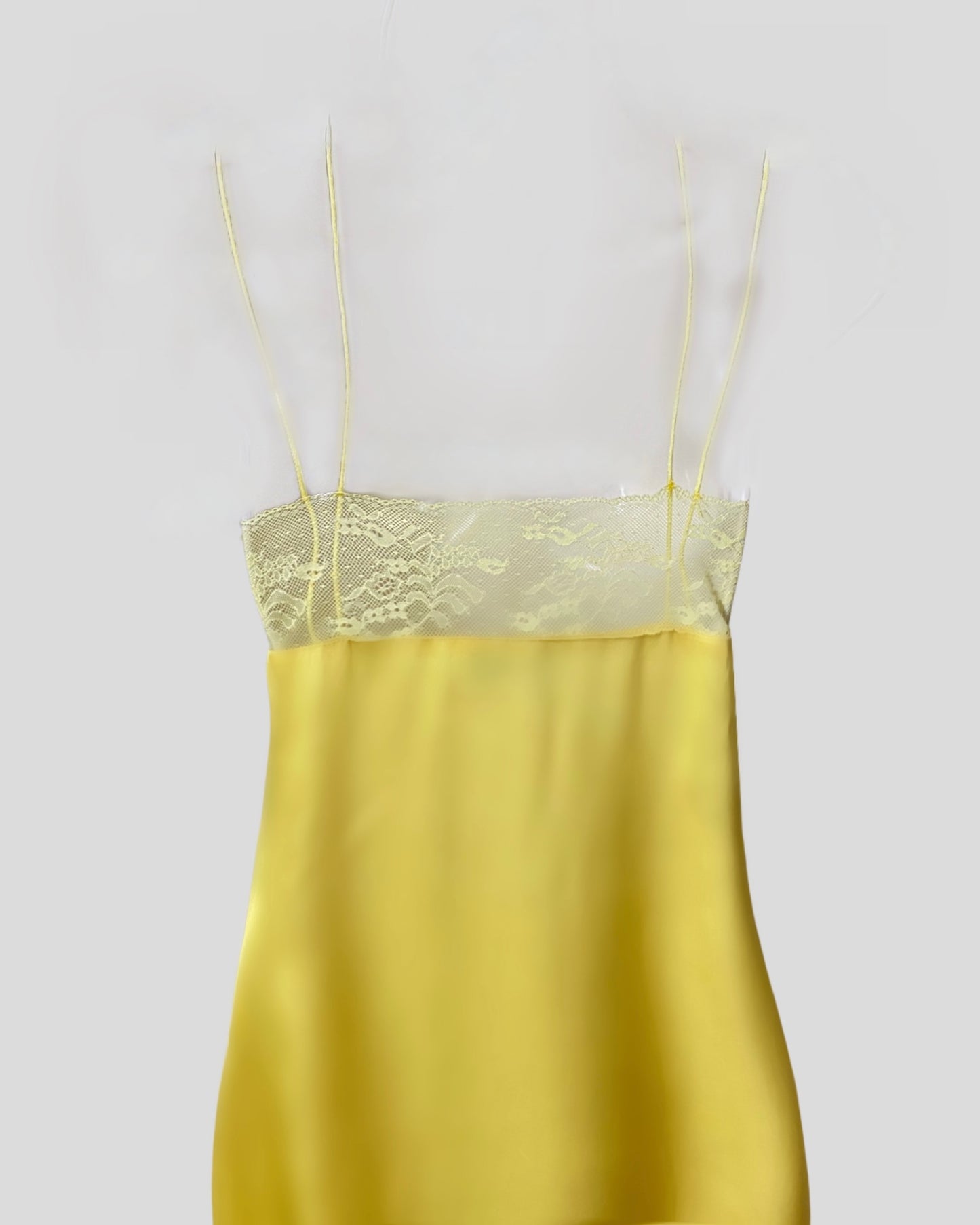 VENUS YELLOW SILK DRESS